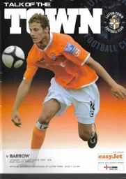 Programme: Luton Town FC vs Barrow (12th Sep 2009)