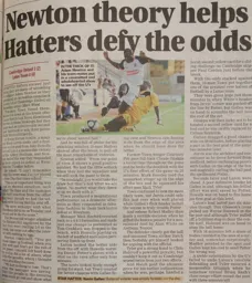 Match Report: Cambridge United vs Luton Town FC (26th Sep 2009)