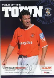 Programme: Luton Town FC vs Stevenage Borough (29th Sep 2009)