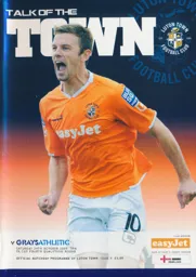 Programme: Luton Town FC vs Grays Athletic (24th Oct 2009)