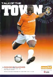 Programme: Luton Town FC vs Rushden & Diamonds (31st Oct 2009)