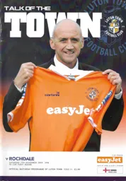 Programme: Luton Town FC vs Rochdale (7th Nov 2009)