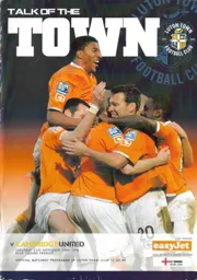 Programme: Luton Town FC vs Cambridge United (21st Nov 2009)