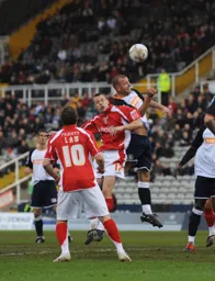 Keith Keane in the thick of the action