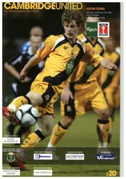 Programme: Cambridge United vs Luton Town FC (12th Dec 2009)
