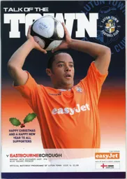 Programme: Luton Town FC vs Eastbourne Borough (28th Dec 2010)