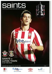 Programme: Southampton vs Luton Town FC (2nd Jan 2010)