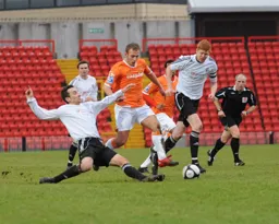 Jake Howells breaks through from midfield