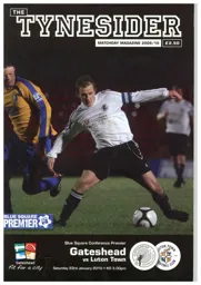 Programme: Gateshead vs Luton Town FC (23rd Jan 2010)