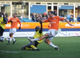 Liam Hatch scores Town`s first goal