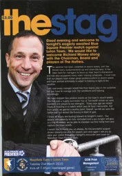 Programme: Mansfield Town vs Luton Town FC (2nd Mar 2010)