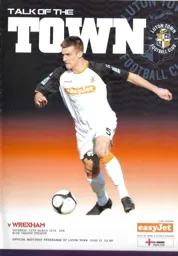 Programme: Luton Town FC vs Wrexham (13th Mar 2010)
