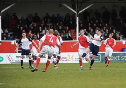 Kevin Gallen hammers in Town`s second goal