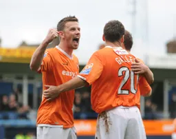 6-0 A happy looking Tom Craddock after scoring the sixth goal