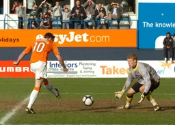 8-0 Tom Craddock completes the scoring with his second and Town`s eighth goal