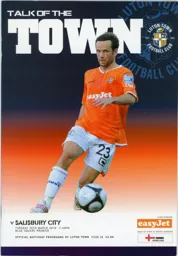 Programme: Luton Town FC vs Salisbury City (30th Mar 2010)