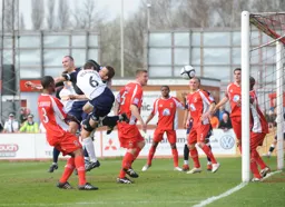 George Pilkington`s header gives the Town an early lead