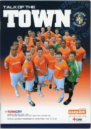 Programme: Luton Town FC vs York City (3rd May 2010)