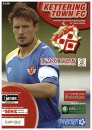 Programme: Kettering Town vs Luton Town FC (17th Aug 2010)