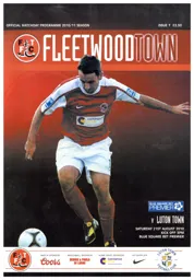 Programme: Fleetwood Town vs Luton Town FC (21st Aug 2010)