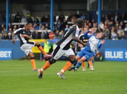 Matthew Barnes-Homer fires in the only game of the game in a win at Holker Street