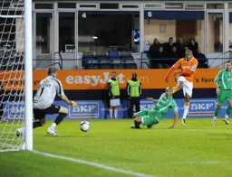 Matthew Barnes-Homer joined the party scoring his ninth goal of the season in mid-October