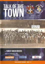 Programme: Luton Town FC vs Forest Green Rovers (19th Oct 2010)