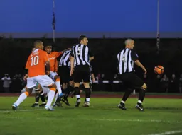 Matthew Barnes-Homer scores our only goal as the Town are held by lower level opposition