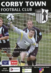 Programme: Corby Town vs Luton Town FC (6th Nov 2010)