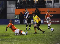 Taiwo Atieno turns in one of his two goals