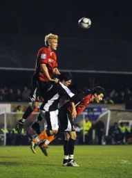 Not sure Danny Crow ever had a chance of winning this ball