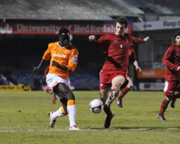 Alasan Ann came off the bench for his debut and helped the Hatters through to the third round of the FA Trophy