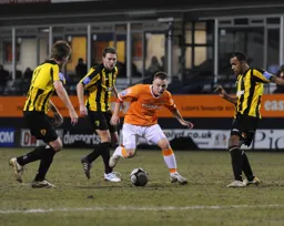 Adam Watkins was another of the Luton youngsters blooded in the FA Trophy this season