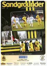 Programme: Southport vs Luton Town FC (26th Mar 2011)