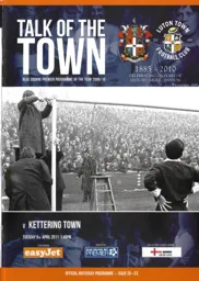 Programme: Luton Town FC vs Kettering Town (5th Apr 2011)