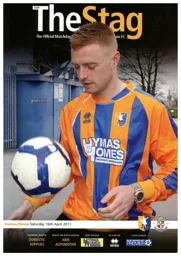 Programme: Mansfield Town vs Luton Town FC (16th Apr 2011)