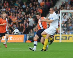 Dean Beckwith gets the ball moving forward