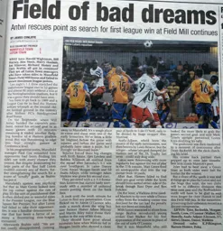 Match Report: Mansfield Town vs Luton Town FC (23rd Aug 2011)
