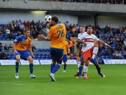 Danny Crow hits a volley towards goal