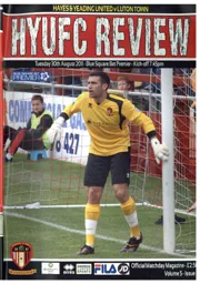 Programme: Hayes & Yeading United vs Luton Town FC (30th Aug 2011)