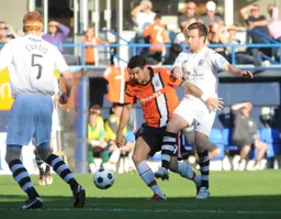 James Dance forces his way through