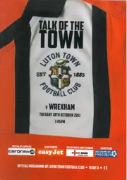 Programme: Luton Town FC vs Wrexham (18th Oct 2011)