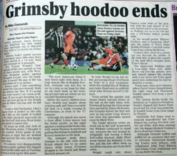 Match Report: Grimsby Town vs Luton Town FC (21st Oct 2011)