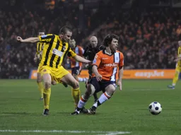 John-Paul Kissock looks to move the ball forward