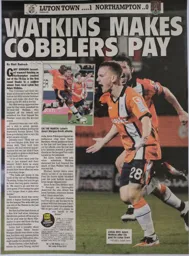 Match Report: Luton Town FC vs Northampton Town (12th Nov 2011)