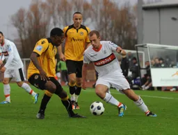 Jake Howells cuts inside from the left wing