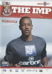 Programme: Lincoln City vs Luton Town FC (6th Dec 2011)