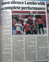 Match Report: Tamworth vs Luton Town FC (17th Dec 2011)