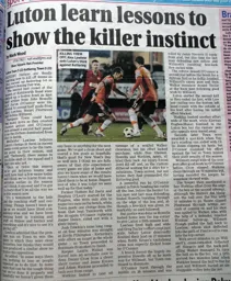 Match Report: Luton Town FC vs Kettering Town (26th Dec 2011)