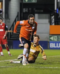 Robbie Willmott has just completed the scoring with the fifth goal